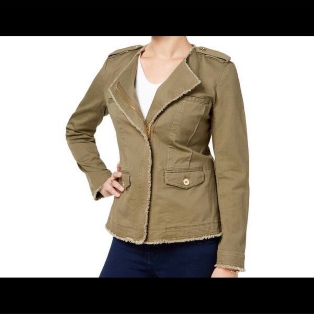 Michael Kors Small Army Green Denim Jacket